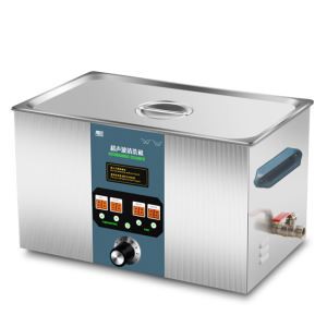 Limpador ultrassônico ajustável de potência inoxidável 22L